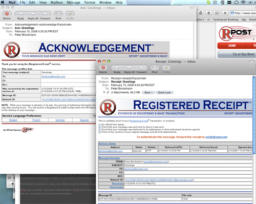 Registered Email