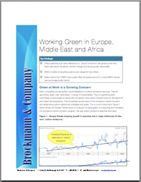 Working Green in Europe, Middle East and Africa