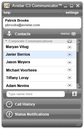 Avistar_C3_Communicator_buddy_list_FINAL