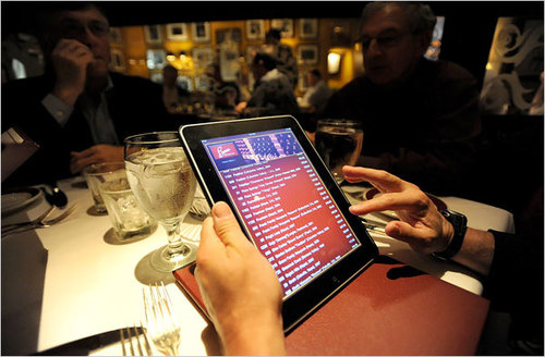 iPads & Wine Lists