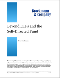 White paper on What's a "Self-Directed Fund?" and how Beyond ETFs enables an SDF for you.